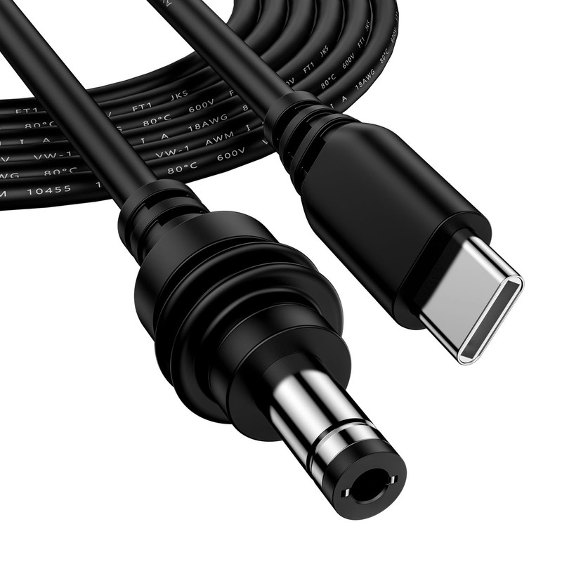 Starlink Mini Cable USB C Fast Chargging 100W/6.6FT, 6 feet, Black