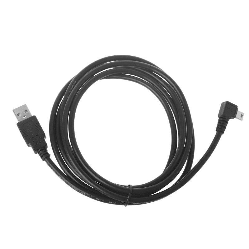 USB 2.0 A to Mini-B 5 Pin Cable Black For External Hard Drives MP3 Players