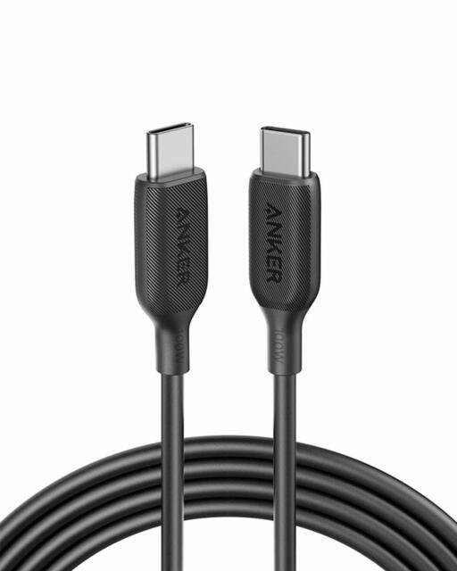 Anker A8856011 72′ USB-C Cable 2 Pk Box