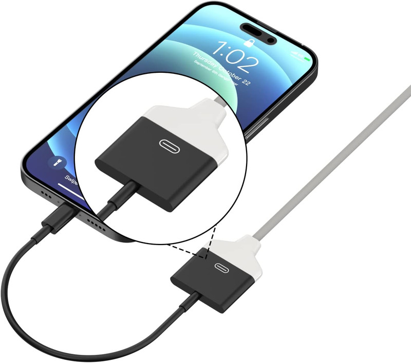 Lightning to 30 Pin Adapter for Iphone, [Apple Mfi Certified] 8-Pin to 30-Pin Fe gallery