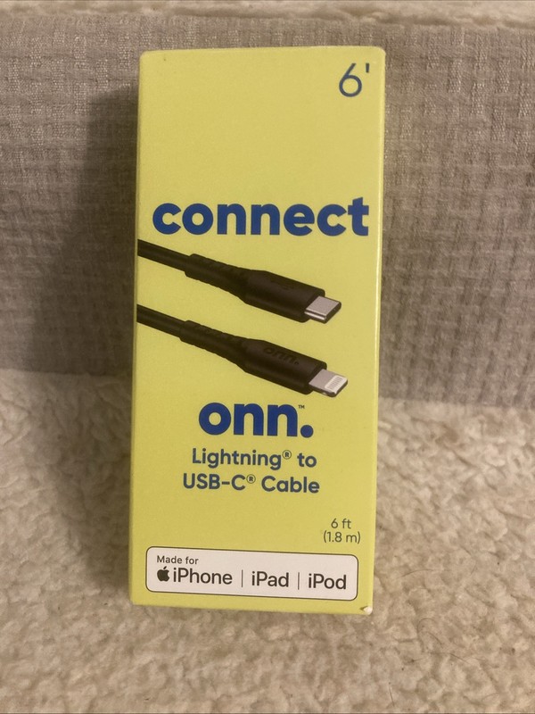 Connect Onn USB-C Cable 6'ft (1.8M)
