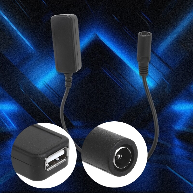 5.5x2.1mm Female to USB 6V-30V to 5V Power Charge Cable for 9V 12V 24V Tablets gallery