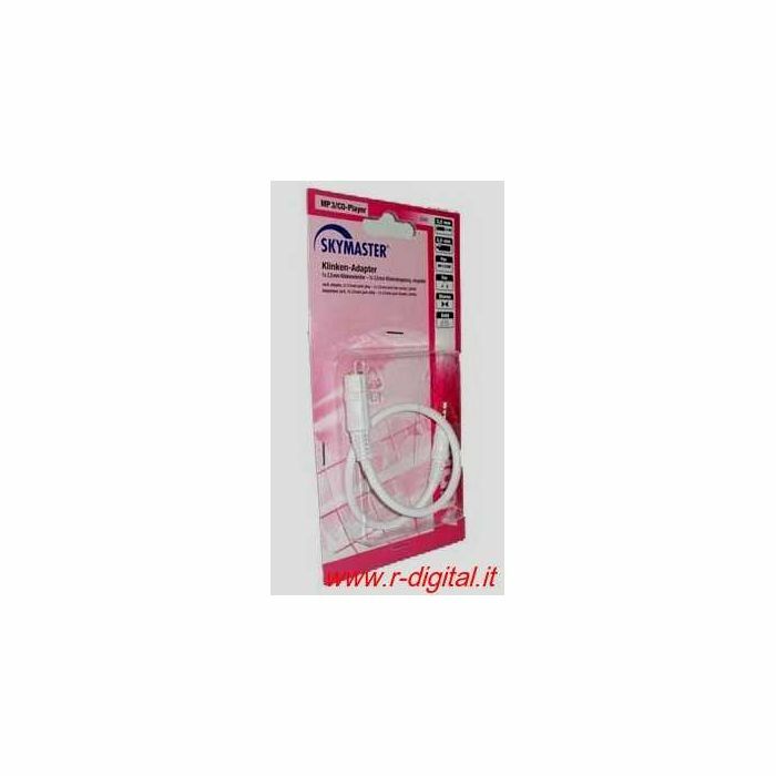 AUDIO ADAPTER CABLE for MALE 2.5 FEMALE 3.5 STEREO PHONE CELL PHONE JACK