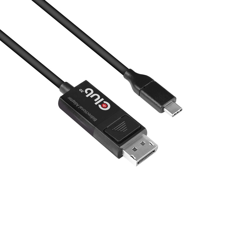 Club3D USBC to DisplayPort 1.4 BiDirectional Cable 8K 60Hz 4K 120Hz 6FT