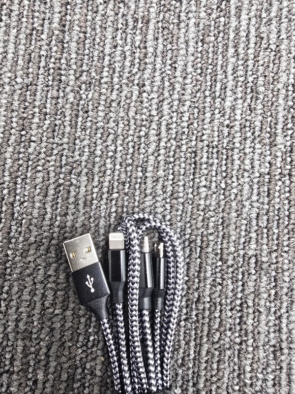 (QTY 3) High Quality 3 in 1 USB Charging Cable Phone Charger Cord gallery