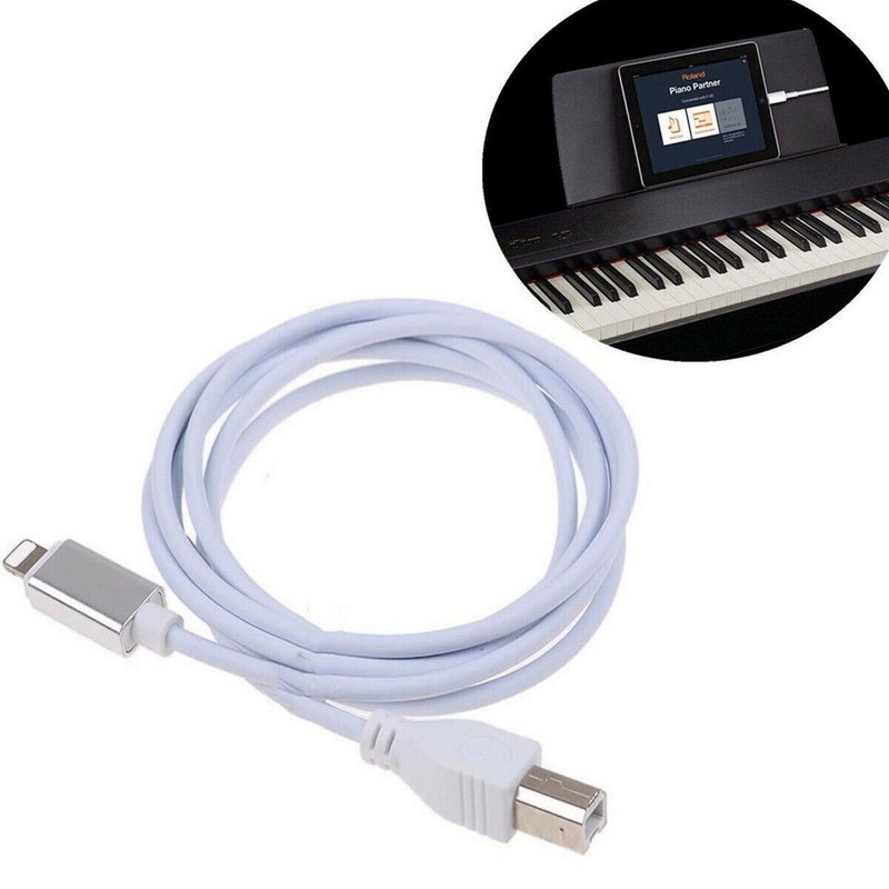 8Pin to Type-B Converter USB 2.0 Cable for iPhone iPad MIDI Keyboard Organ gallery