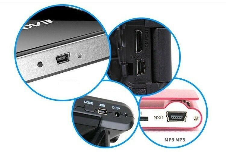 5 Pin Mini USB Cable Data Sync Charging Cord for Camera MP3 PS3 Nuvi GPS 3FT gallery