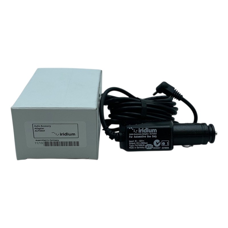 Iridium AC Auto Accessory Adapter AUTO901 Car Charger for Satelite Phone 10-32V