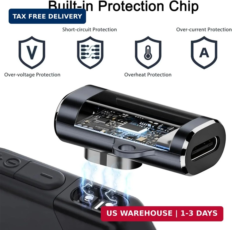 Jadebones 2 Pack USB C Magnetic Charger Adapter for AfterShokz Headphones, Type gallery