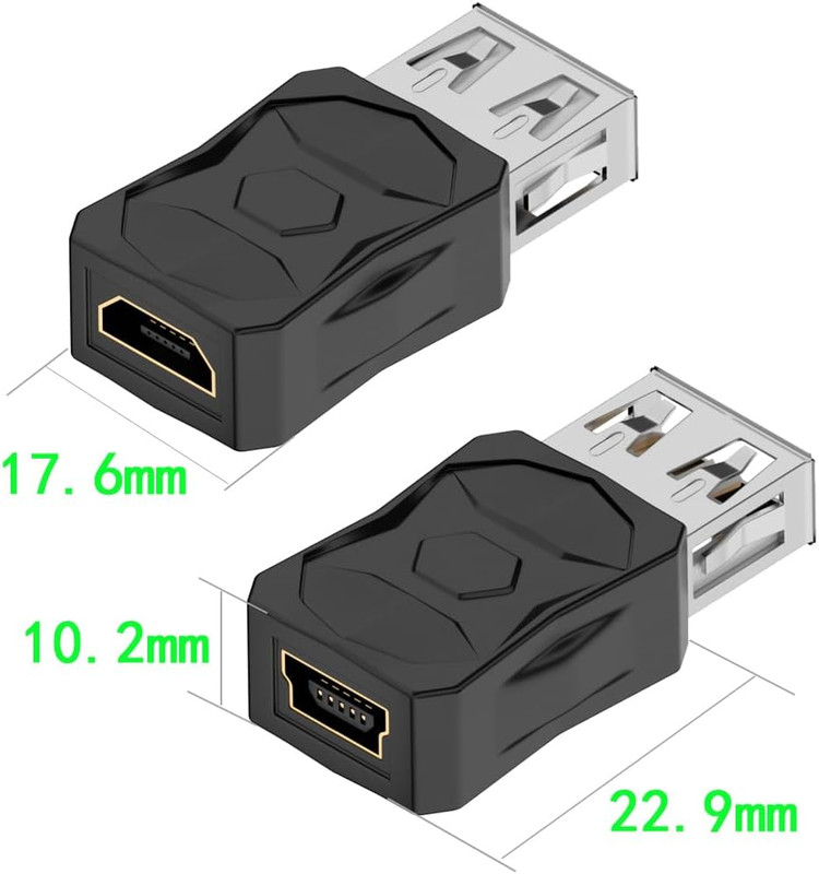 USB 2.0 Adapter Set Usb/Type C/Micro/Mini Male to Female Converter Connector 12 gallery