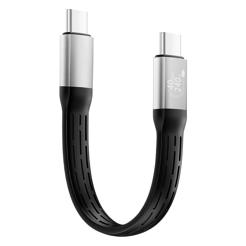 Short USB C Cable - 5.9 inch 240W PD Fast Charging 40Gbps Data Transfer Short... gallery