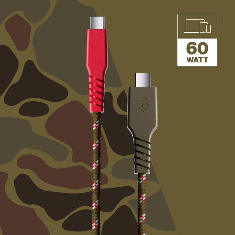 Skullcandy Line+ Braided USB C Charger Cable, 60W USB C to USB C - 6Ft gallery