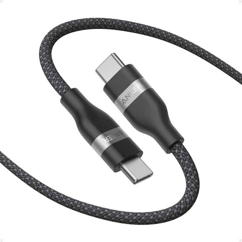 Anker Nano USB C Cable Softline, 240W 3FT Flexible Multi-Color Braided Cord, Fas