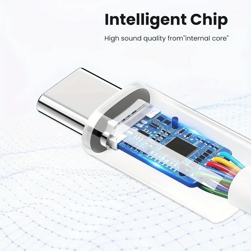 USB-C Type C to 3.5mm Aux Audio Adapter Earphone Headphone Cable iPhone/Android gallery