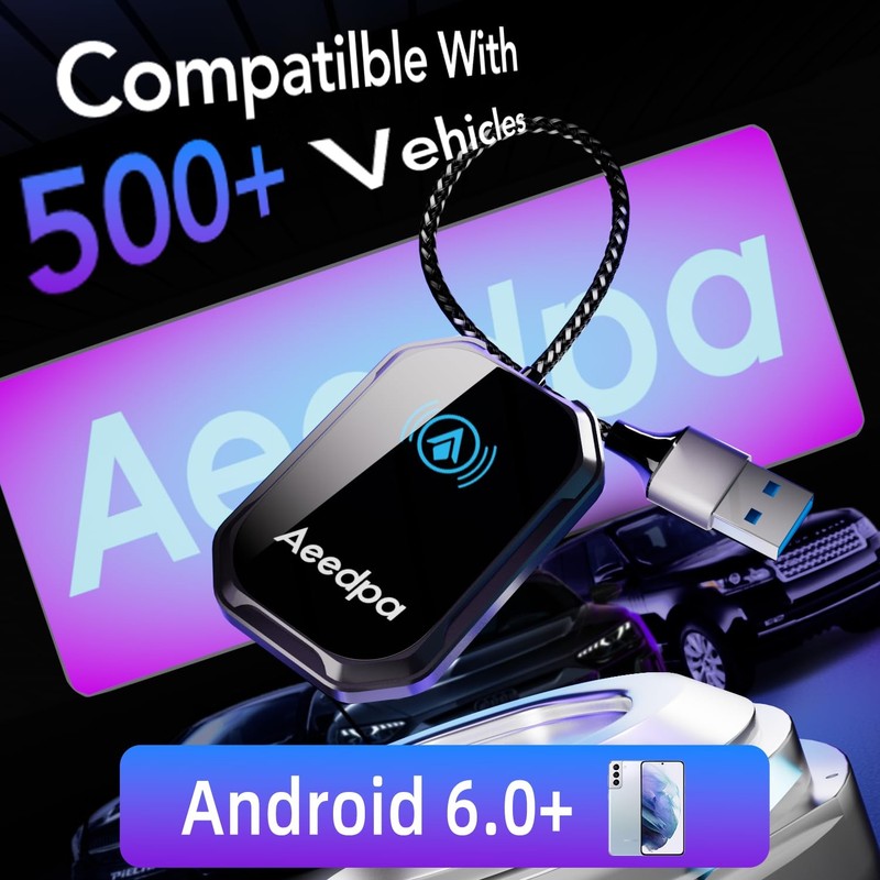 Android auto Wireless Adapter - 5GHz WiFi Plug & Play Dongle for Factory Wire... gallery