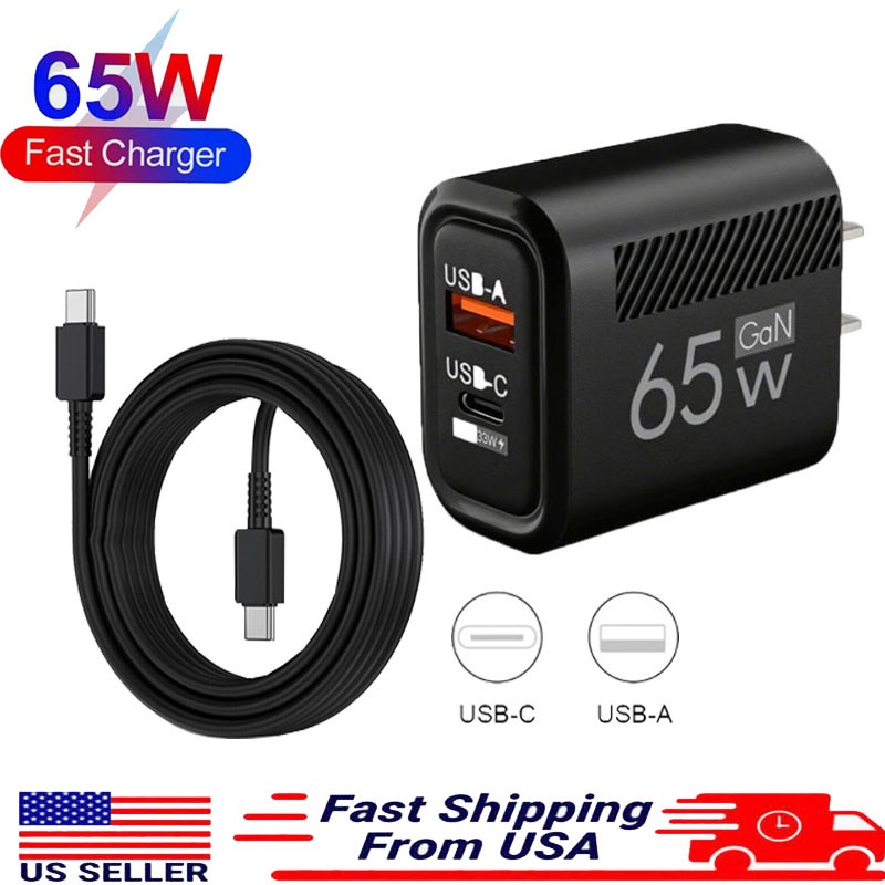 65W Super Fast Charging USB Type C Wall Charger gallery