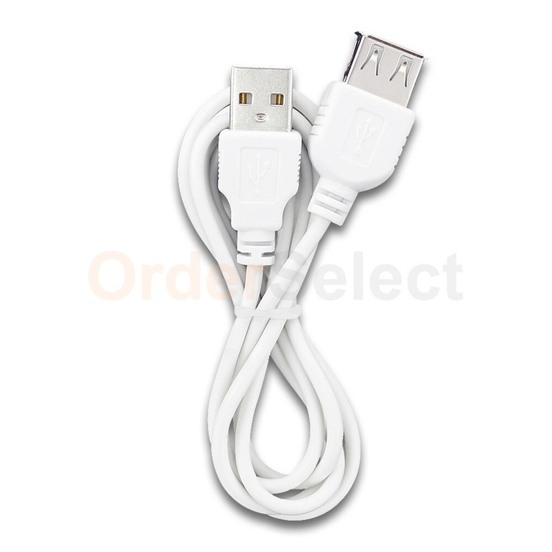 2X USB 3' Extension Cord Charger for Google Pixel 6 / Pixel 6a / Pixel 6 Pro gallery