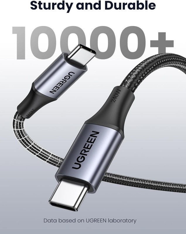 UGREEN 240W USB C to USB C Cable, Fast Charging USB C Cable gallery