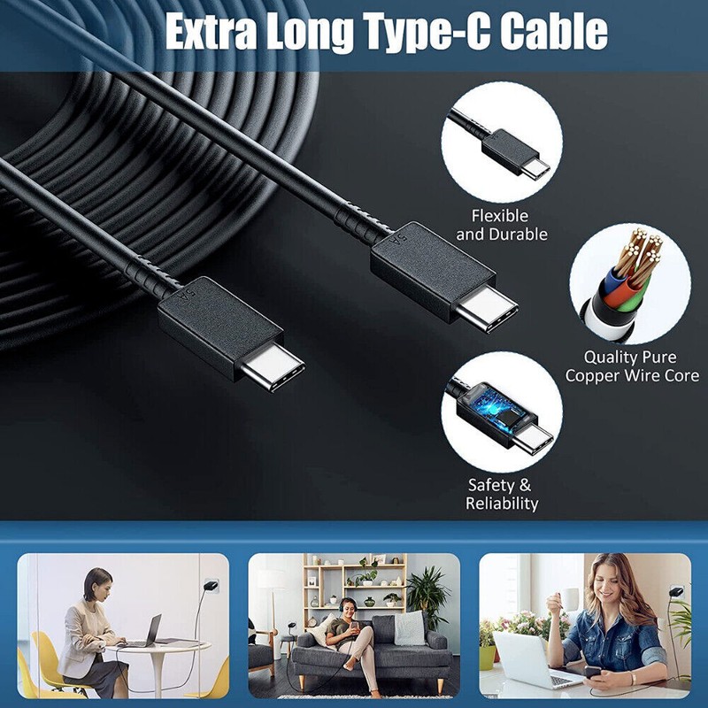6FT Cable & 45W Fast Charging Type C Wall Charger For Samsung Galaxy S21 S22 S23 gallery