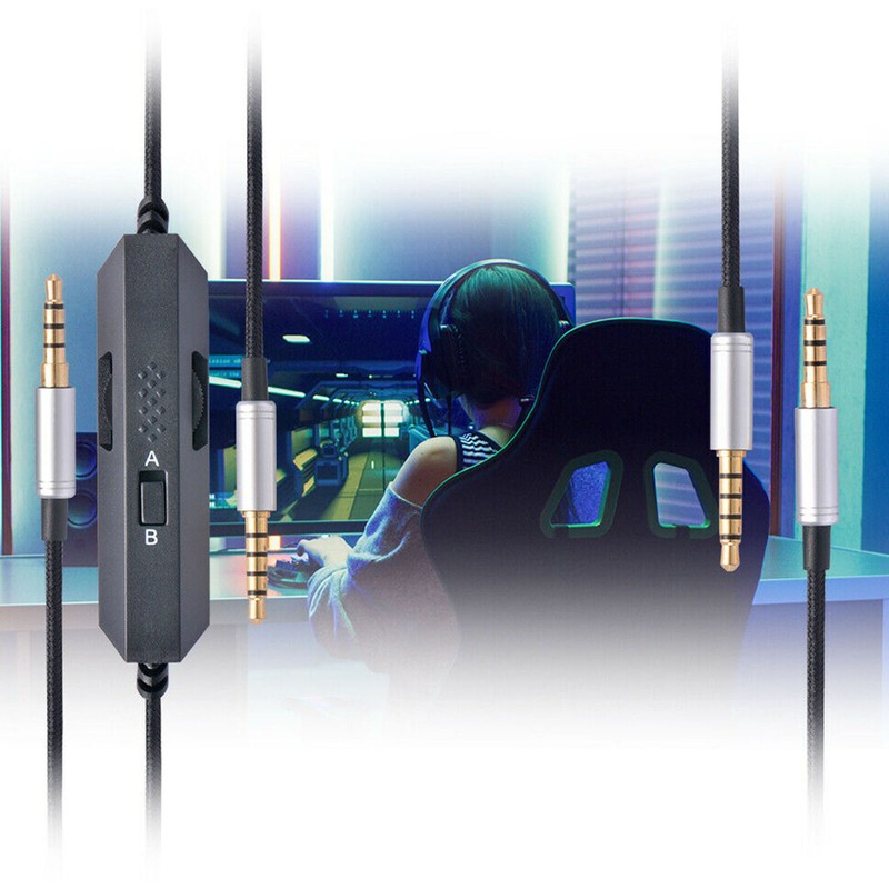 2M Gaming Headset Audio Cable Aux Lead Volume Control for Astro A10 A40 A30 A50 gallery