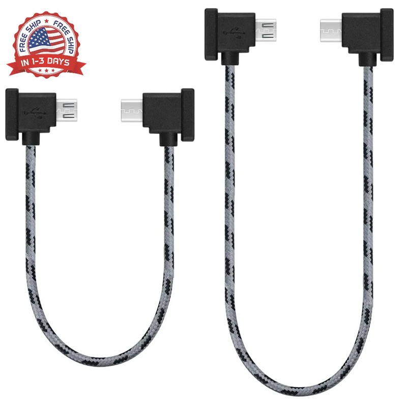 1FT+0.5FT(2 pack) Micro to USB C Remote Controller Cable for IPhone 17/16/16e/15