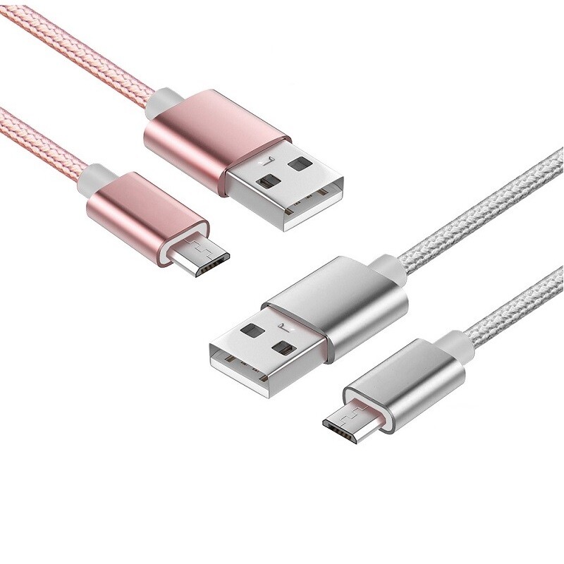2M 3M Braided Micro USB Data Charge Cable Cord for LG Spirit 4G NEXUS 5 G2 V20 gallery