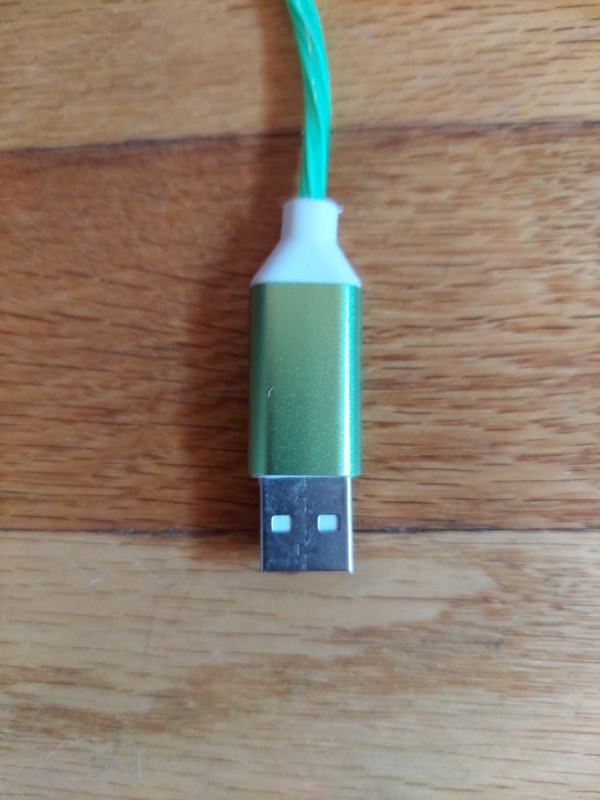 LED 3-In-1 USB Charging Cord for iPhones & Android Phones - Green -Fast Shipping gallery
