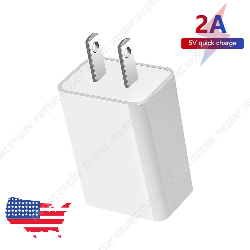 5V 2A USB Port Wall Charger AC Power Adapter US Plug For iPhone Samsung Android