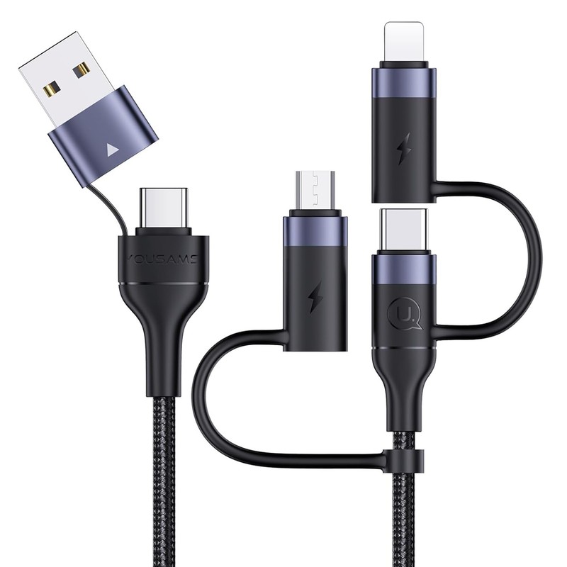 USB C Multi Fast Charging Cable 5-in-1 60W