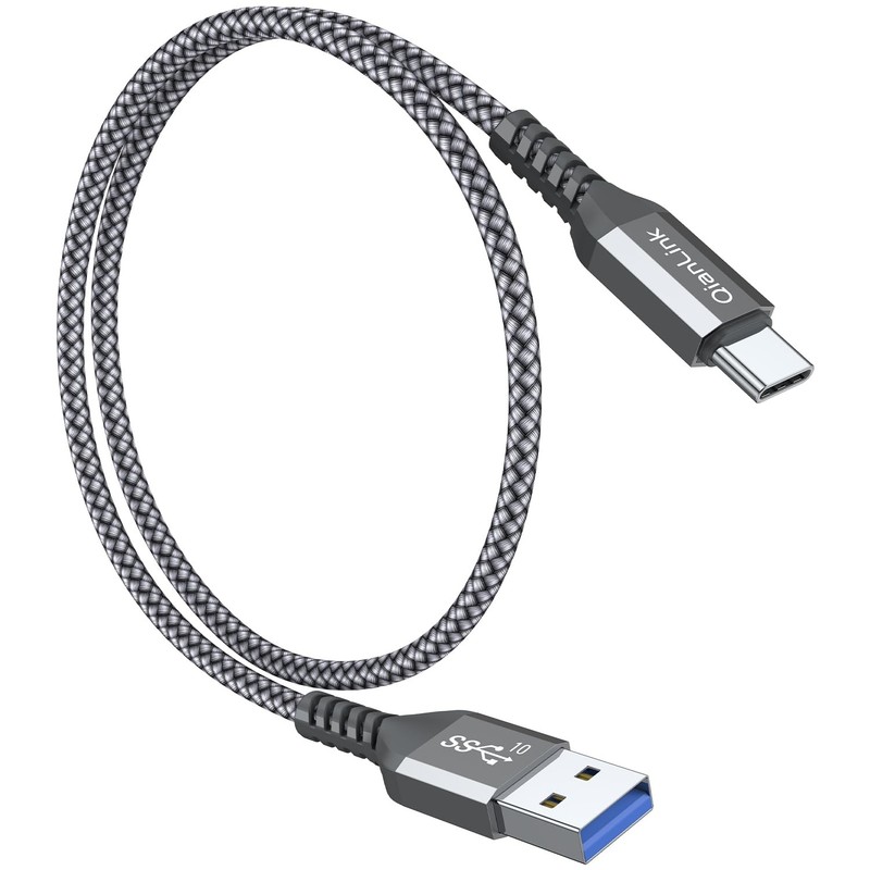 10Gbps Android Auto USB C Cable, 1.5FT 3A USB 3.1 Gen 2 Fast Charge & Data Tr…