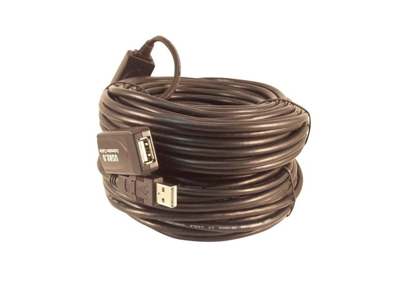 80 Foot USB 2.0 High Speed Active Extension/Repeater Cable Not for HD Webcams