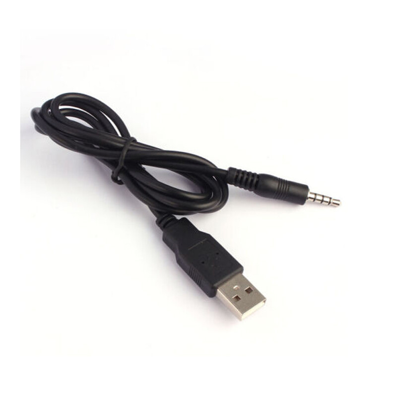 3.5mm Aux Audio To USB A Male Port Cable Cord Adapter Jack Charge Data Syn 3.3ft gallery