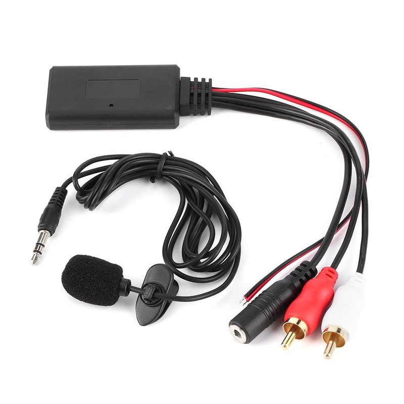 Car Radio Bluetooth AUX Module 2 Cable Adapter Easy Microphone Hardware gallery