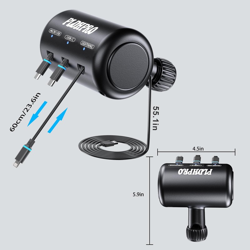 Uber for Car 3 in 1 Backseat Car Charging Station , with QC 3.0 Adapter 36W R... gallery