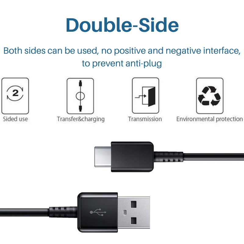 3 Pack Type-C USB-C Charger Cable For Samsung S20 S10 S9 S8 Fast Charging Cord gallery