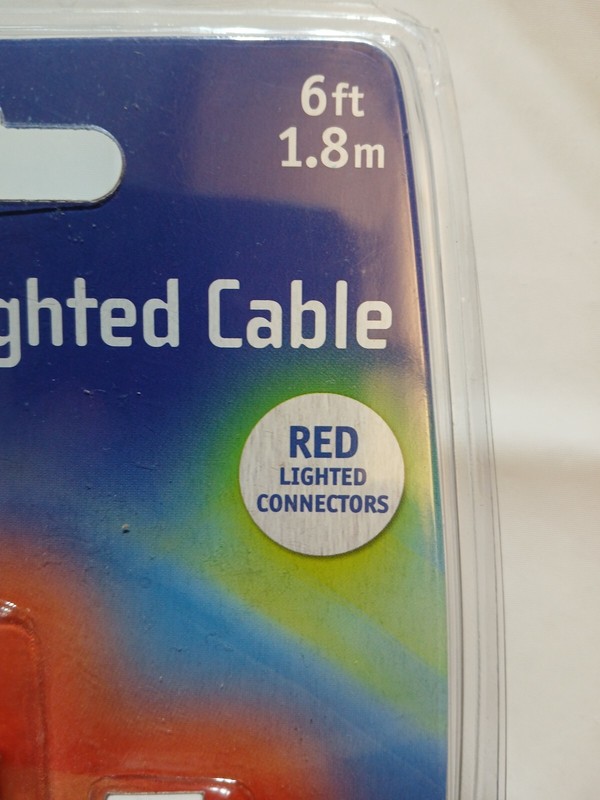 Bellkin Lighted Usb Cable 6 Ft. Red gallery