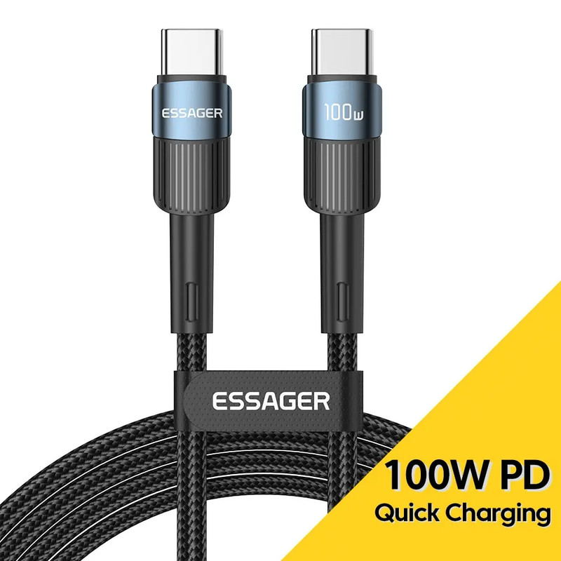 100W C to C Type C Cable USB C PD Fast Charging Charger Wire Cord for Macbook Sa
