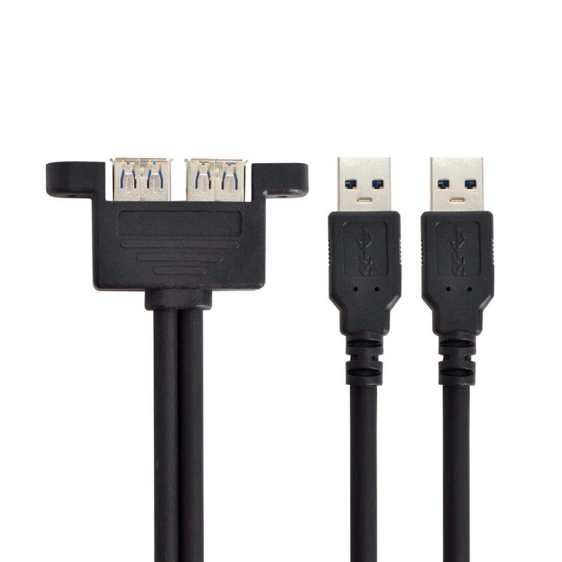 Usb 3.0 Front Panel Header 2 Male To 2 Usb 3.0 Female Panel Port Extension Cable gallery