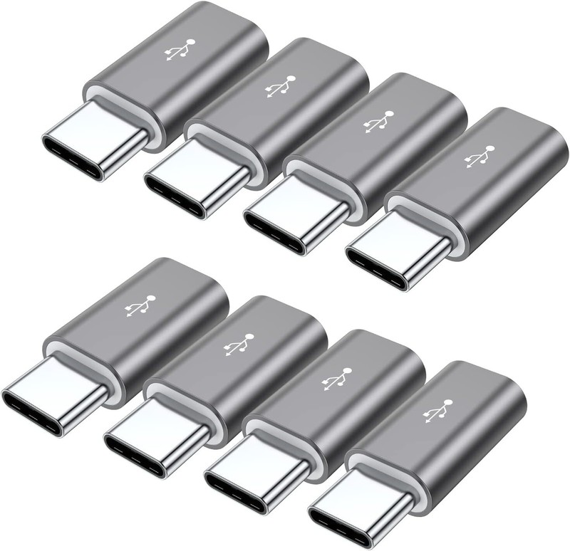 Adaptador USB Tipo C a Micro USB Cargador Rapido Para Samsung Galaxy S8/S8 Plus
