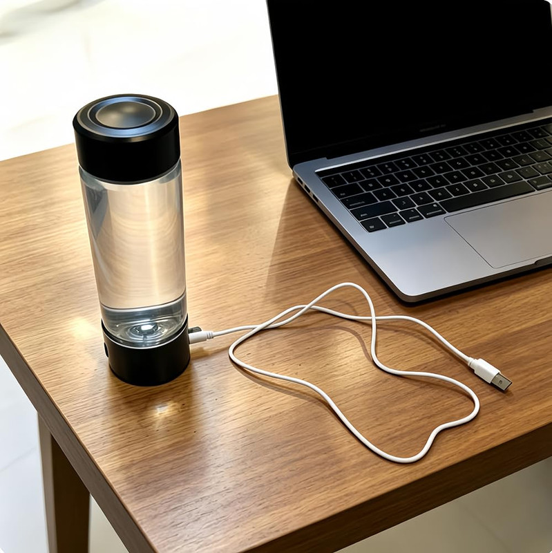 Hydrogen Water Bottle Charger Cord, USB to DC Cable for Pansonite/Hydroh,3Ft gallery