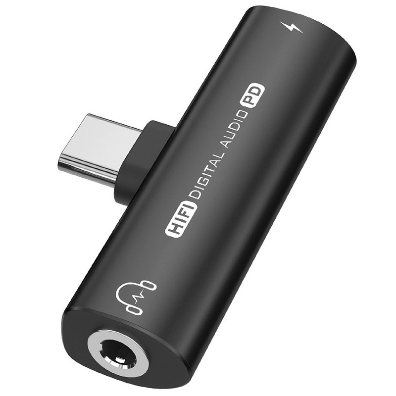 3.5mm USB Type C to USB C/3.5mm Headphone Adapter Converter A3920