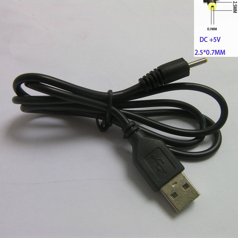 DC 2.5mm USB Power Supply Adapter Cable Cord for Android Tablet PC Pda Black gallery