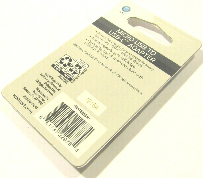 Micro USB to USB-C Adapter Electronic Device Smart Phone Galaxy Nokia Google NEW gallery