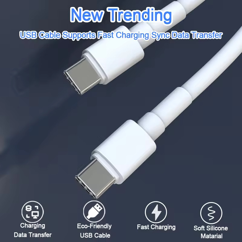 3 Pack: USB C to USB C Charging Cable for Apple Type C to Type C by TechSecure gallery