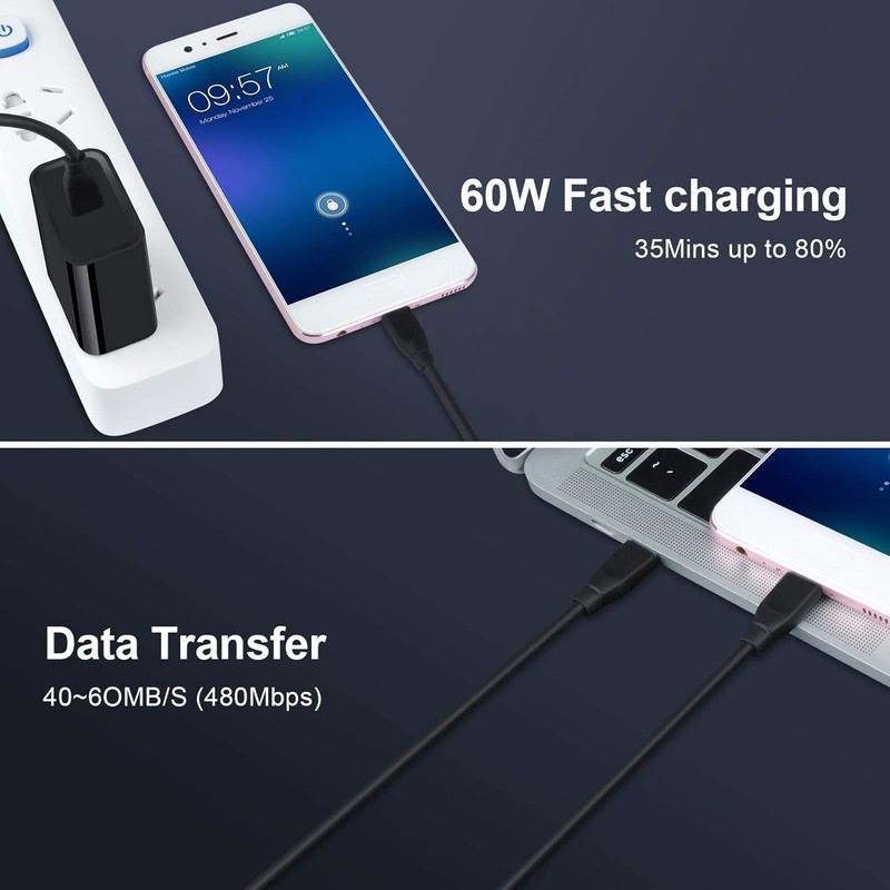 Travel-Friendly 20W USB-C Charger & 6ft Fast Charging Cable - Durable & Safe gallery