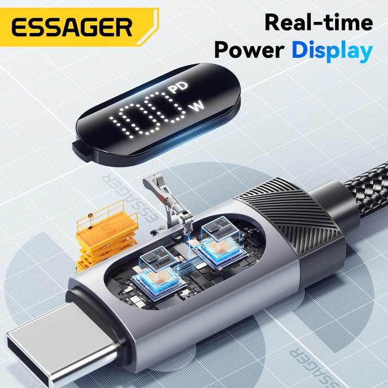 Digital Display USB C Cable High Speed Data Transfer Charging gallery