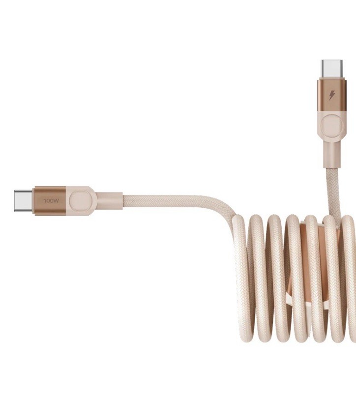 Momax Sandstone | USB-C to USB-C | 60W 1m | Mag. Link Magnetic