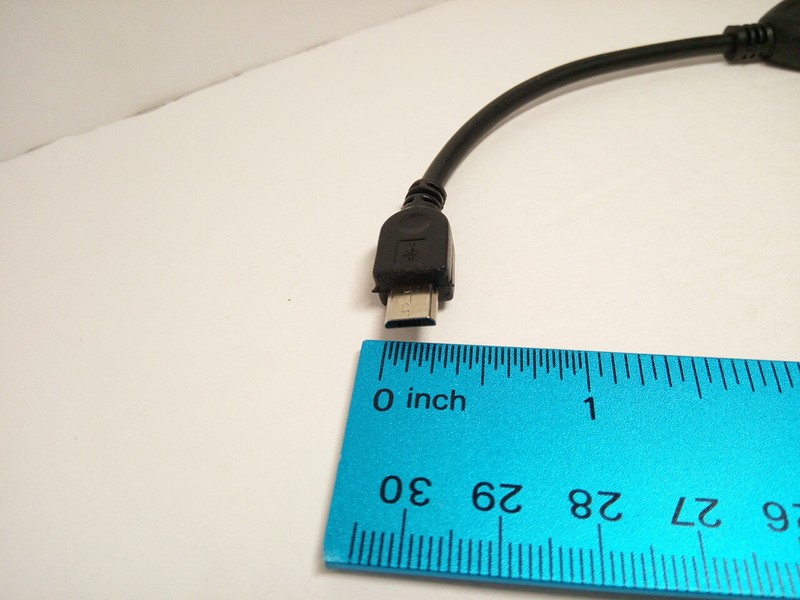 1x PC USB 2.0 Female to Micro B Converter OTG Adapter Cable For Samsung LG HTC gallery