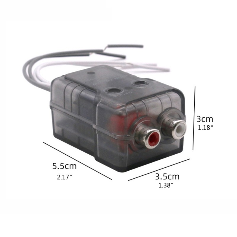 High to Low Level Cable Output Converter RCA Car Line Converter Output Adapter gallery