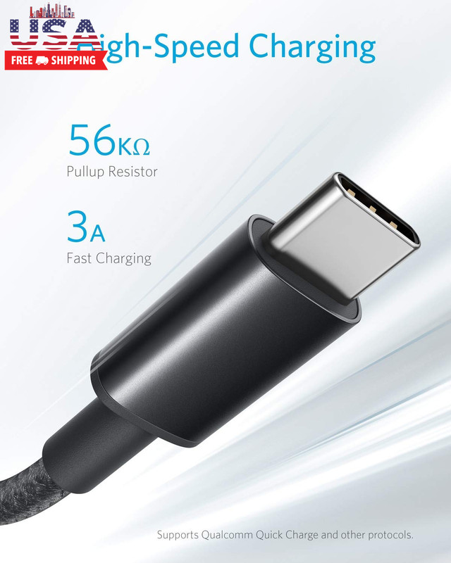 Anker Cable [2 Pack 3Ft], USB a to USB C Cable for Iphone 17 Series,Samsung Gala gallery